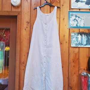 LACAUSA Reversible Linen Dress
